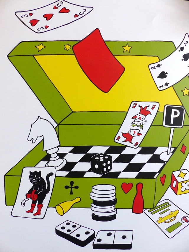 Spiele in Bibliothek